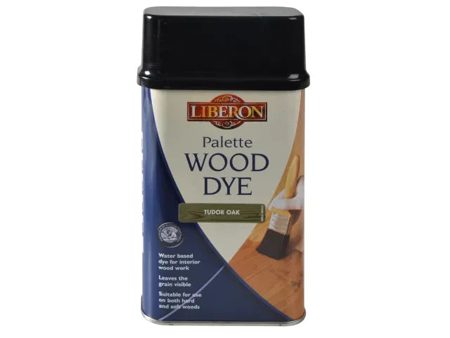 Liberon Palette Wood Dye Tudor Oak 500ml Water-Based Interior Wood Stain