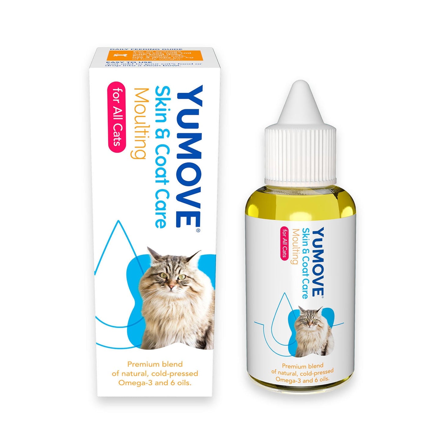 YuMOVE Skin & Coat Care Moulting For All Cats Omega 3 & 6 Oils Vitamin E