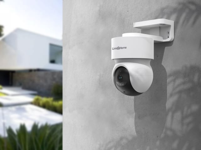Link2Home Outdoor Smart Security Camera 1080p HD Night Vision Auto Tracking