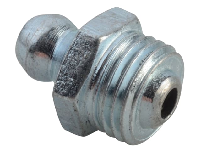 Lumatic HMM10/100 Hydraulic Grease Nipple 10mm Straight Steel DIN 71412