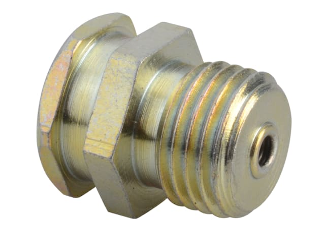 Lumatic HOP4 Hook On Grease Nipple 1/4 BSP Steel Case Hardened ZN3 Plated