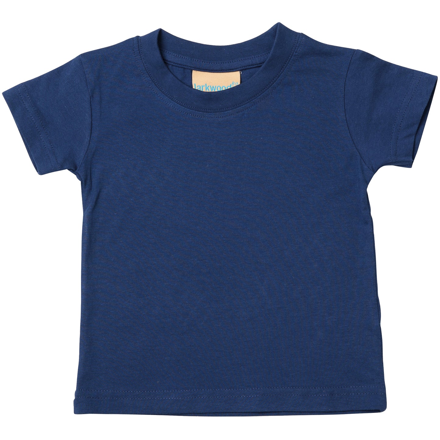 Larkwood Navy Baby Toddler T-Shirt Crew Neck 100% Cotton Sizes 0-6 Years