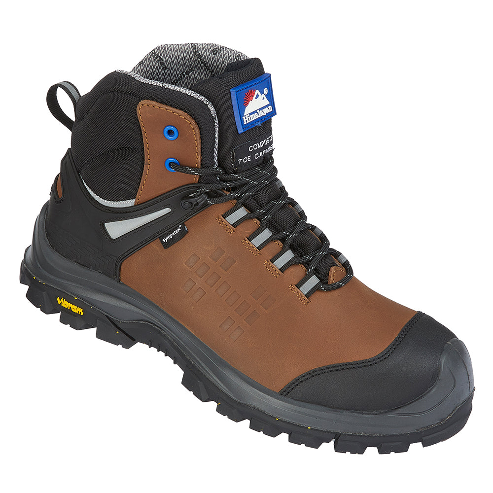 Himalayan Vibram Brown Gravity Boot S3 Safety Waterproof Composite Toe Cap