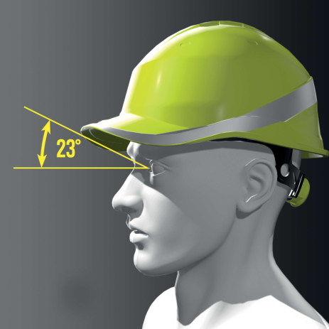 Delta Plus DIAMOND V Safety Helmet ABS Shell Adjustable Fit 53-63 cm