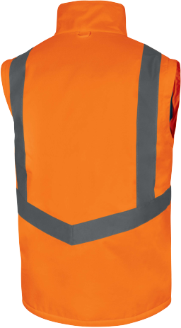Delta Plus OPTIMUM3 Hi-Vis 5-in-1 Waterproof Parka Unisex S-5XL Fleece Lined