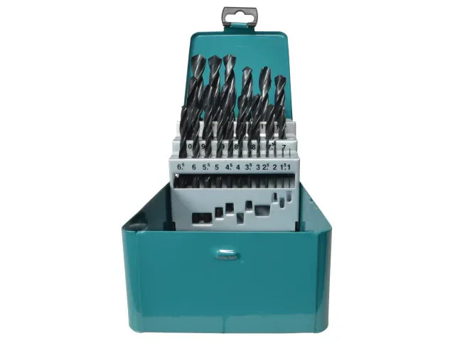 Makita D-54097 25 Piece HSS Drill Bit Set for Steel and Cast Iron