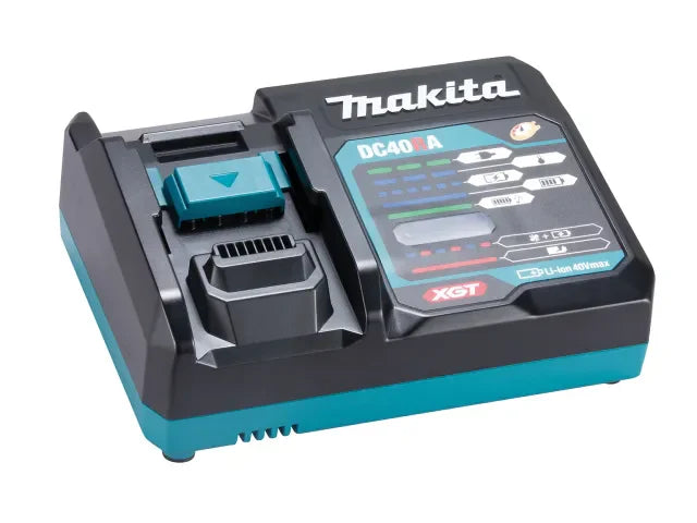 Makita DC40RA XGT Fast Li-ion Charger 110V for 40Vmax Batteries + Cooling Fans