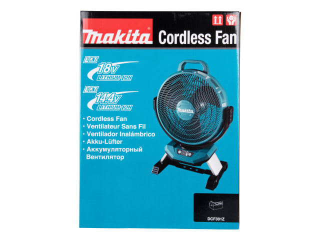 Makita DCF301Z LXT Portable Fan 14.4/18V 3 Speed Oscillation Bare Unit