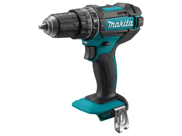 Makita DHP482Z 18V Combi Drill Bare Unit 2-Speed XPT LED Job Lights 62Nm