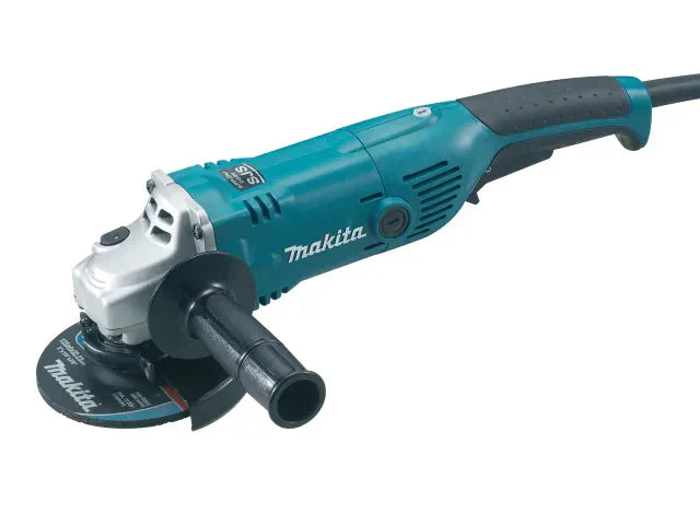Makita GA5021 125mm Angle Grinder 1050W Paddle Switch 240V with Accessories
