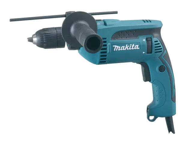 Makita HP1641K 13mm Keyless Percussion Drill 680W 110V with Side Handle