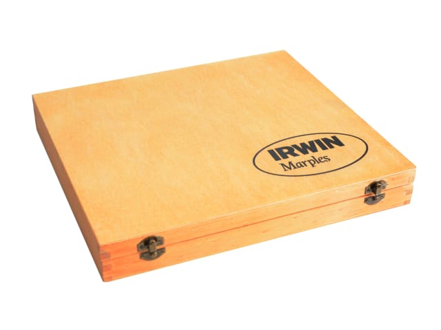 IRWIN Marples MS500 ProTouch All-Purpose Chisel Set 8 Piece with Wooden Box
