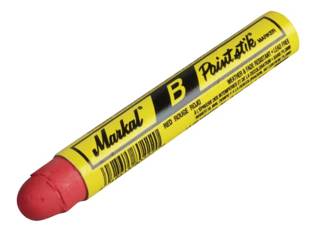 Markal Red Paintstik Cold Surface Marker for All Materials and Textures