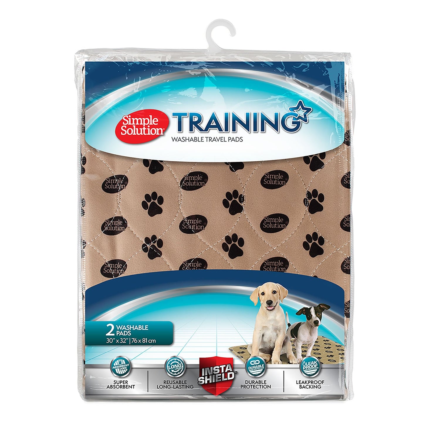 Simple Solution Washable Travel Pads Reusable Absorbent Pet Training Pads