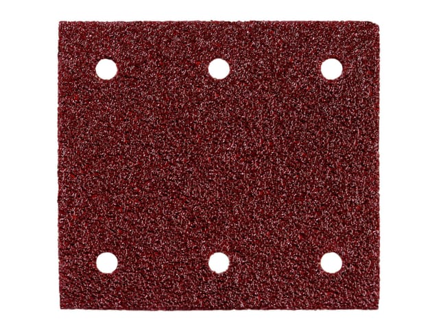 Metabo Hook & Loop Sanding Sheets P180 115x103mm Pack of 10 for Wood & Metal