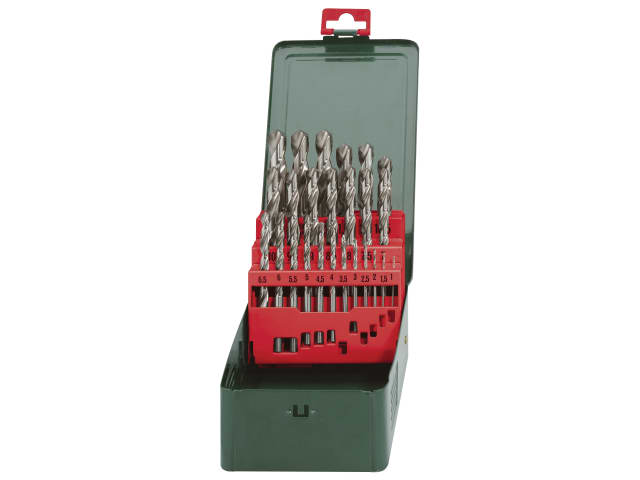 Metabo HSS-G 25 Piece Drill Bit Set for Steel and Non-Ferrous Metals
