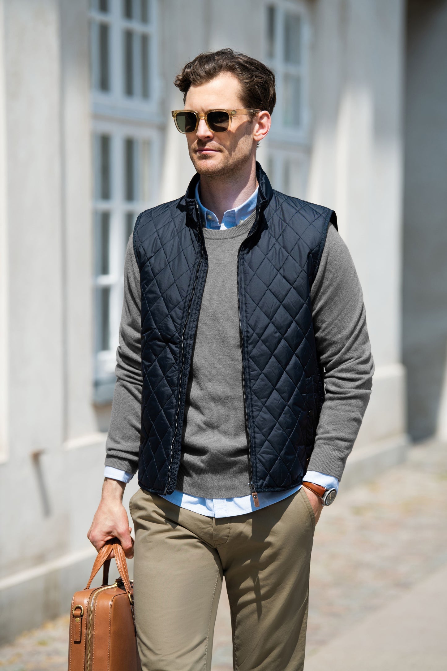 Nimbus Camden Diamond Quilted Gilet Water-Repellent Lightweight Urban Layering