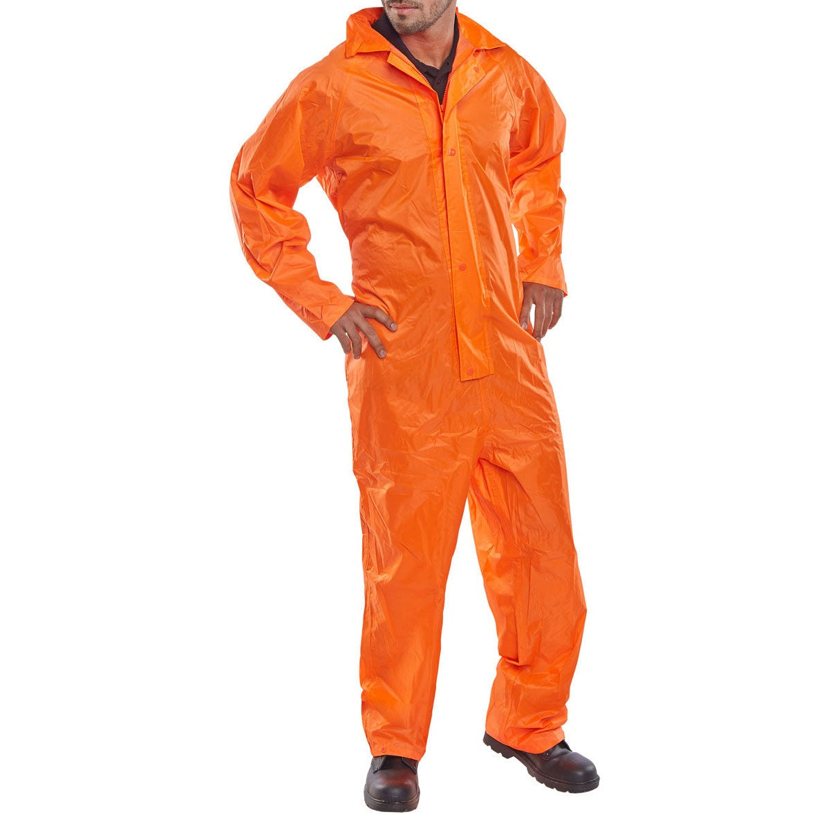 Beeswift Nylon B-Dri Waterproof Coverall Workwear Protective Clothing
