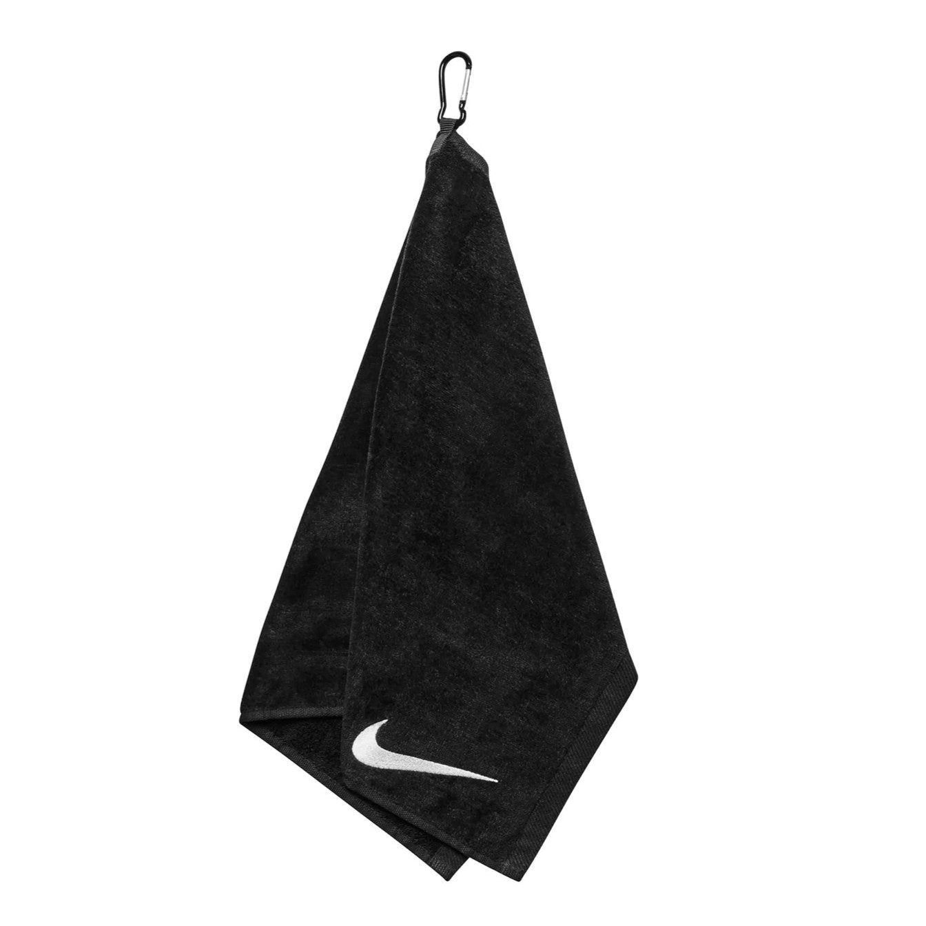Nike Golf Towel with Carabiner Clip Soft Cotton for Club Cleaning 61x41cm