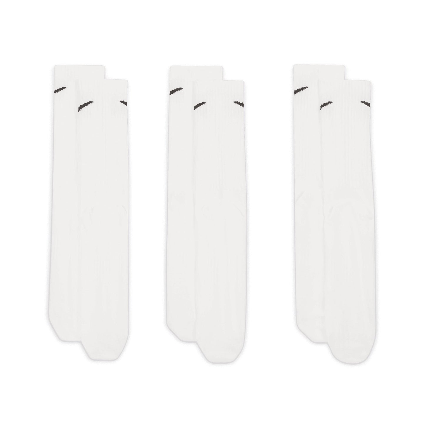 Nike Everyday Crew Socks 3 Pairs Dri-FIT Comfort Supportive Fit Size S-XL