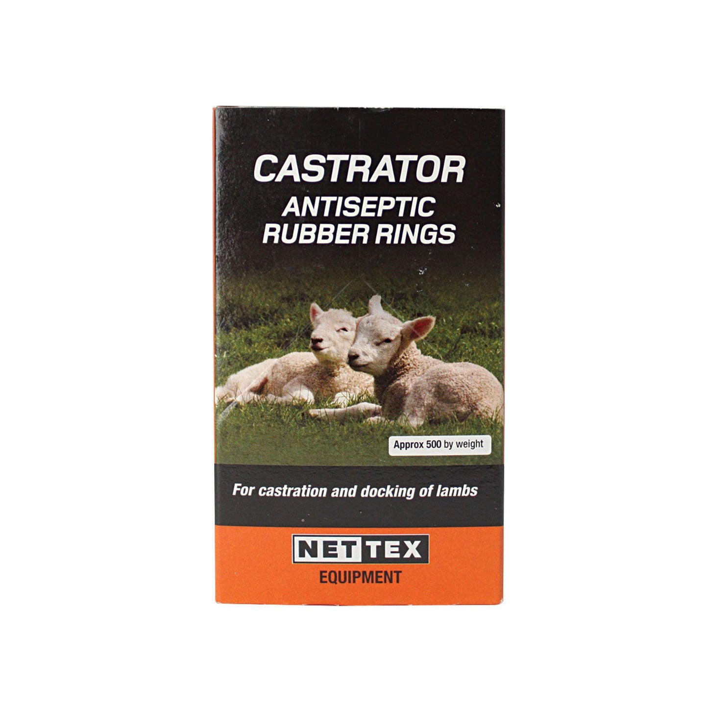 Nettex Agri Castrator Antiseptic Rubber Rings for Lambs Castration