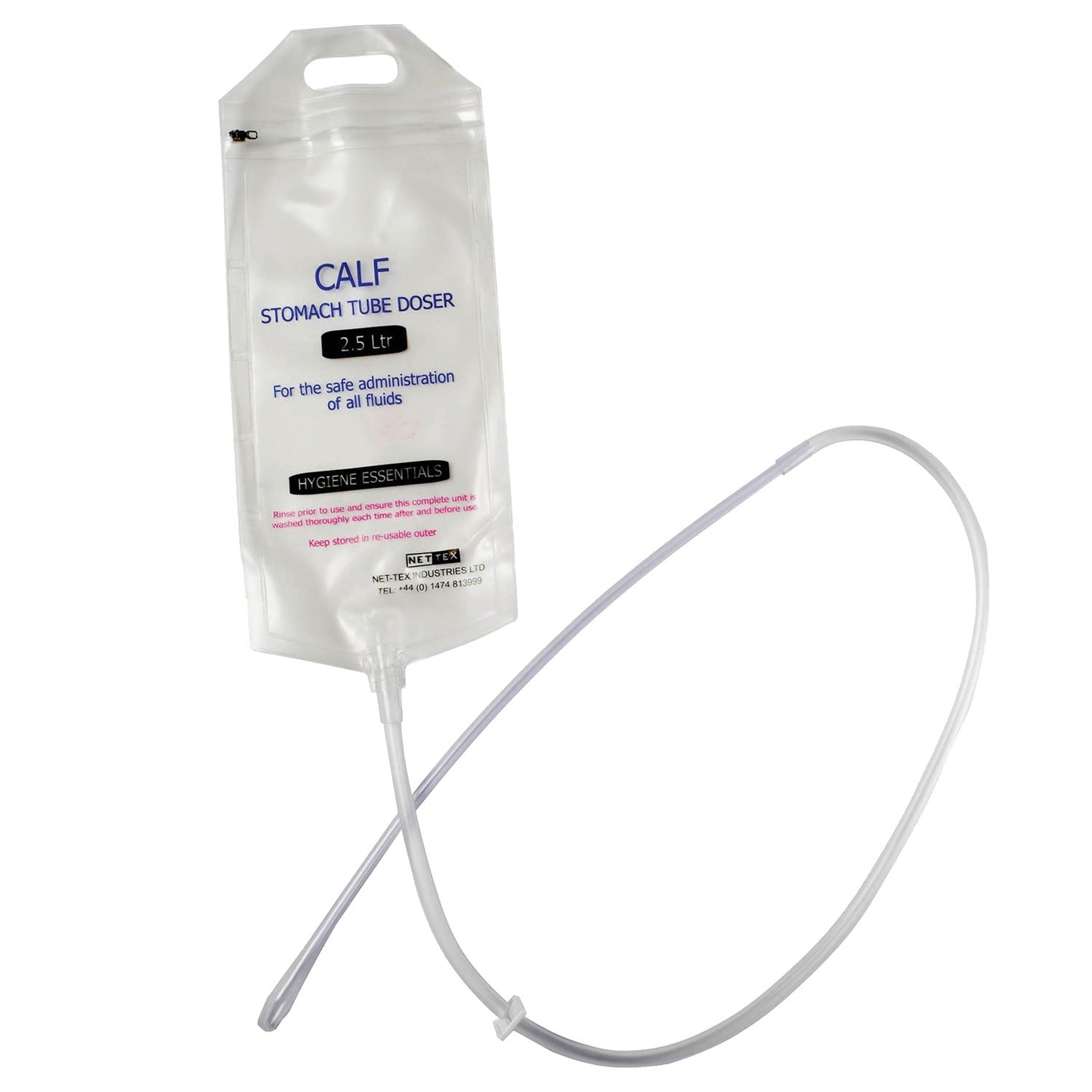 Nettex Agri Calf Feeder Bag with Stomach Feeder Tube Euro Slot Holder