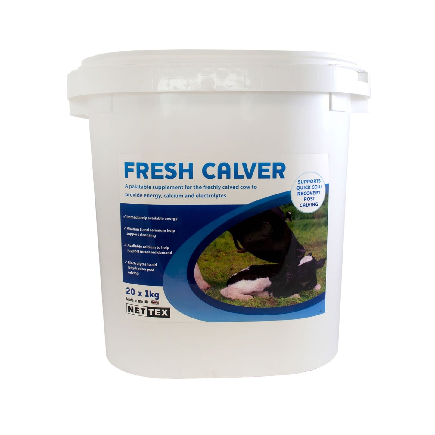 Nettex Agri Fresh Calver Electrolyte Sachets for Freshly Calved Cows