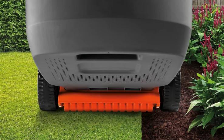 Flymo EasiStore 380R Rotary Lawnmower 1600W 38cm with Rear Roller & Grassbox