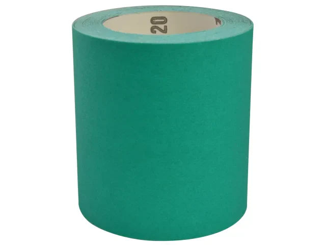 Oakey Liberty Green Sanding Roll 115mm x 10m Fine 120G Anti-Clogging Durable