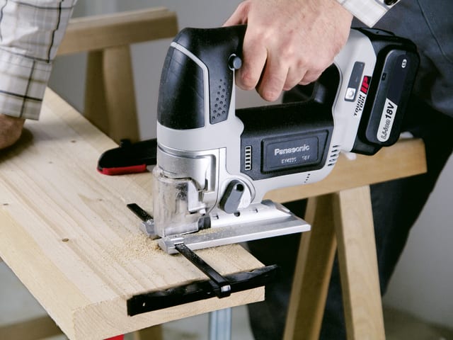 Panasonic EY4550X 18V Cordless Jigsaw with Dust-Blow LED Light Bare Unit