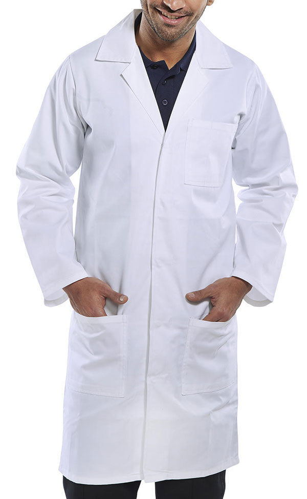 Beeswift Click PC Warehouse Coat 65% Polyester 35% Cotton with Pockets