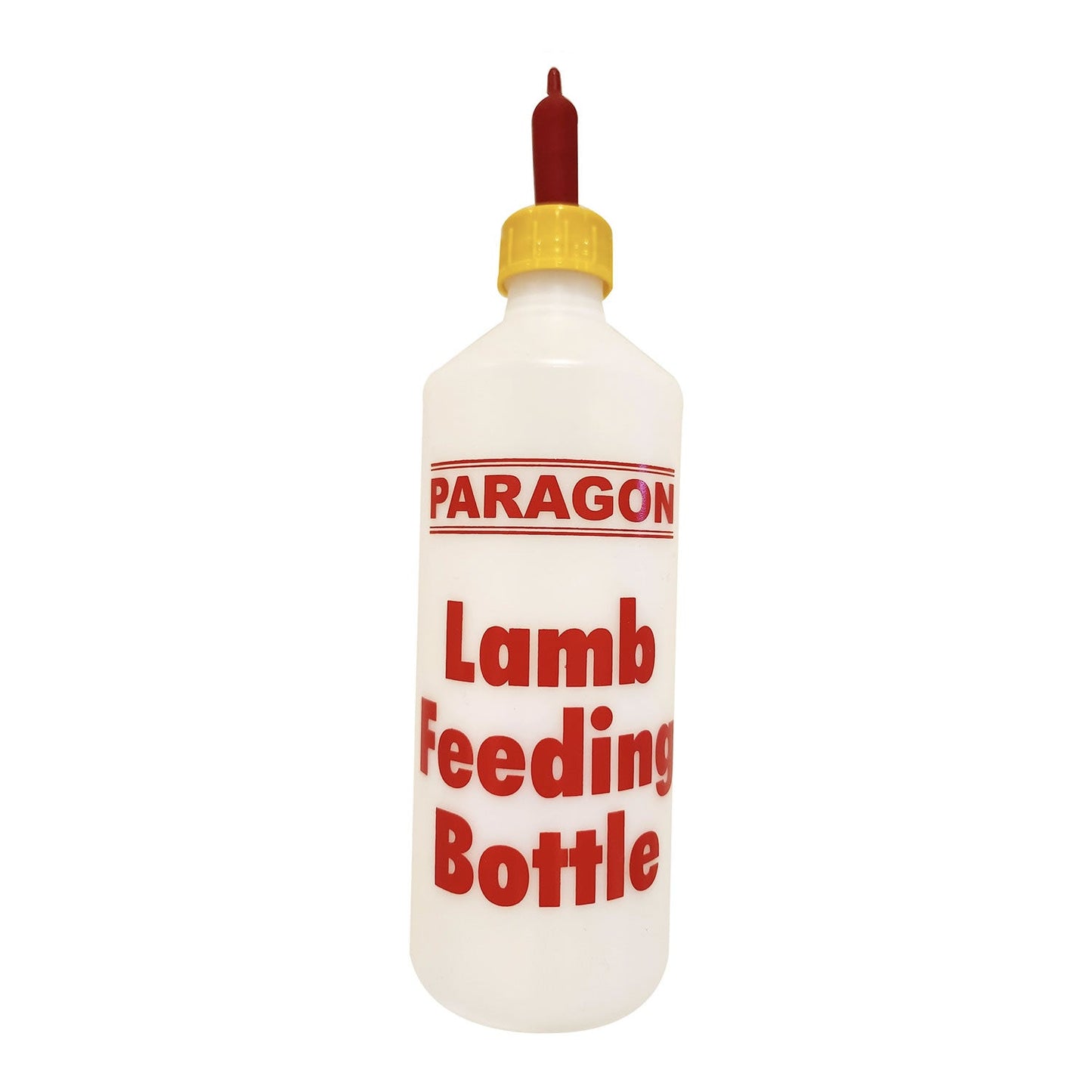 Paragon Rubber Lamb Feeding Bottle With Teat ScrewOn For Livestock Care