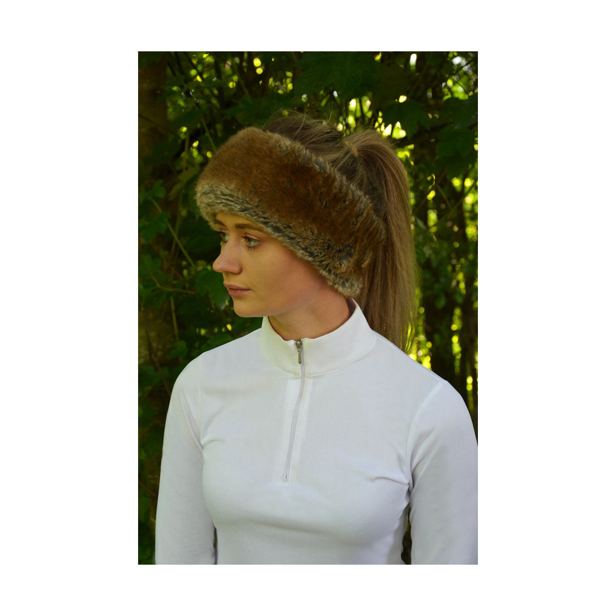 HY HyFashion Idaho Fleece Lined Faux Fur Headband With Lining For Comfort