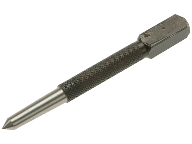 Priory 44 Square Head Centre Punch 1/4in Heat Treated 100mm Knurled Grip