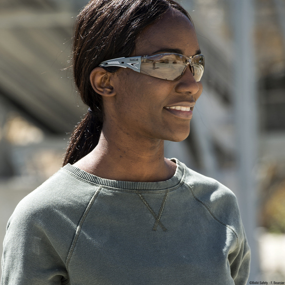 Bollé Rush+ Safety Spectacles with Anti-Scratch Anti-Fog Coating and Custom Fit