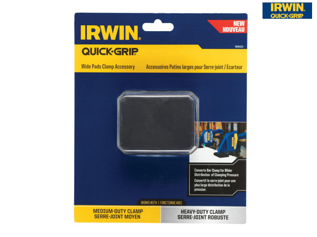 IRWIN Quick-Grip Wide Pads for Heavy-Duty Clamps Double Width Clamping Pressure