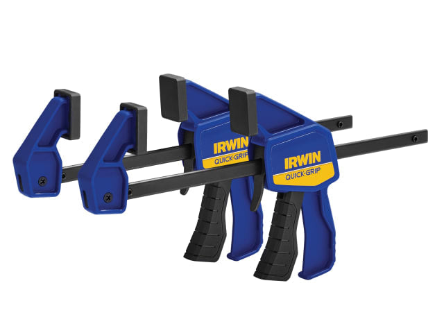 IRWIN Quick-Grip Mini Bar Clamps Twin Pack 150mm 6in Light-Duty Tools