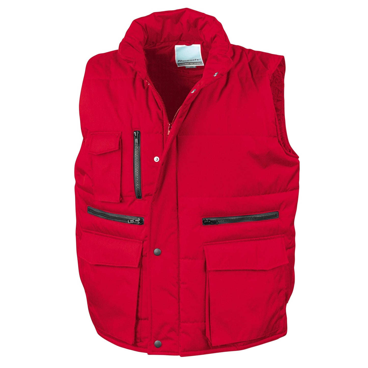 Result Workguard Lance Weatherproof Bodywarmer with 9 Pockets, Windproof