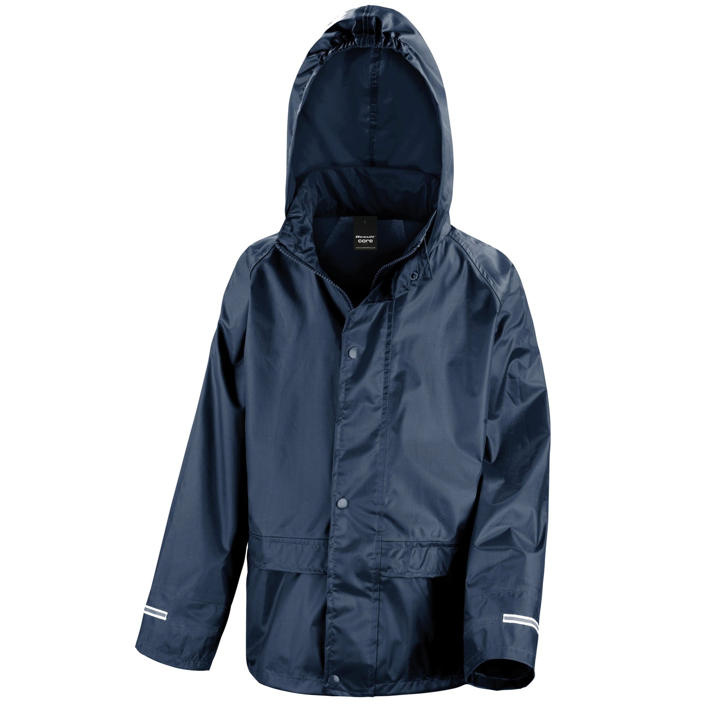 Result Core Junior Waterproof Rain Jacket with Concealed Hood & Pockets