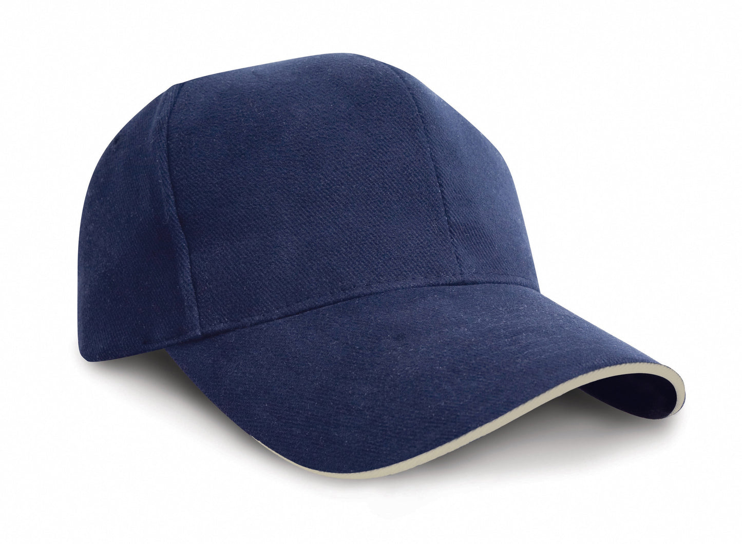 Result Headwear Pro-Style Heavy Cotton Cap with Sandwich Peak and Brass Buckle