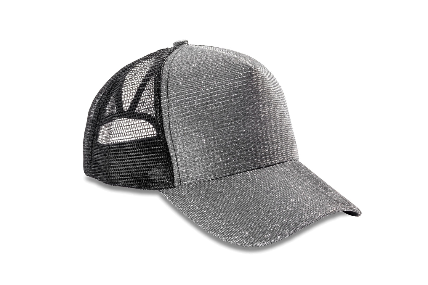 Result Headwear Core New York Sparkle Cap with Ponytail Hole - One Size