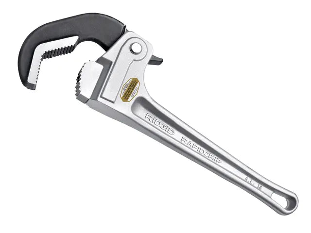 RIDGID Aluminium RapidGrip Wrench 450mm Lightweight One-Handed Operation