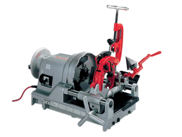 RIDGID 1233 Pipe Threading Machine 110V 1.7kW Motor with Die Heads and Cutter