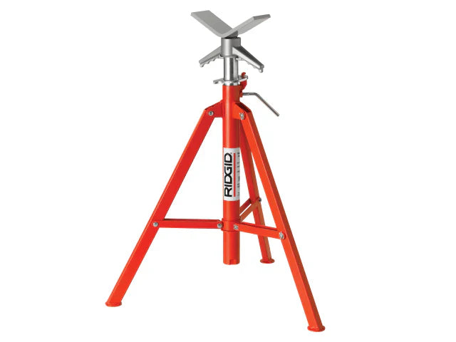 RIDGID VF-99 V-Head Folding Pipe Stand 22168 Adjustable Height 71-132cm