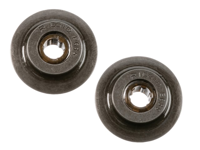 RIDGID E635 Cutter Wheel with Bearings for Stainless Steel Tube Cutters - 2 Pack