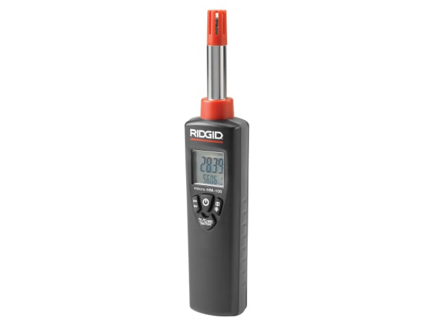 RIDGID HM-100 Micro Humidity and Temperature Meter with Dew Point and Wet Bulb