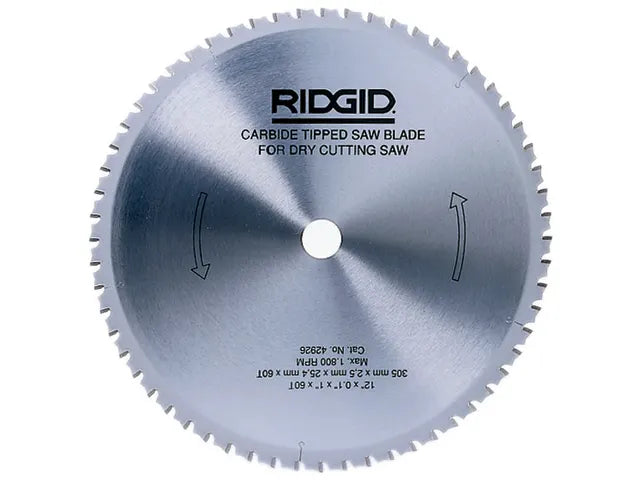 RIDGID 58476 TCT Saw Blade 355mm 80 Teeth for 590L Steel Copper Aluminum