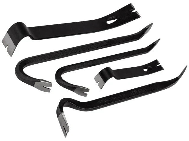 Roughneck 5 Piece Wrecking Bar Set Utility and Wrecking Bars with Gorilla Bar