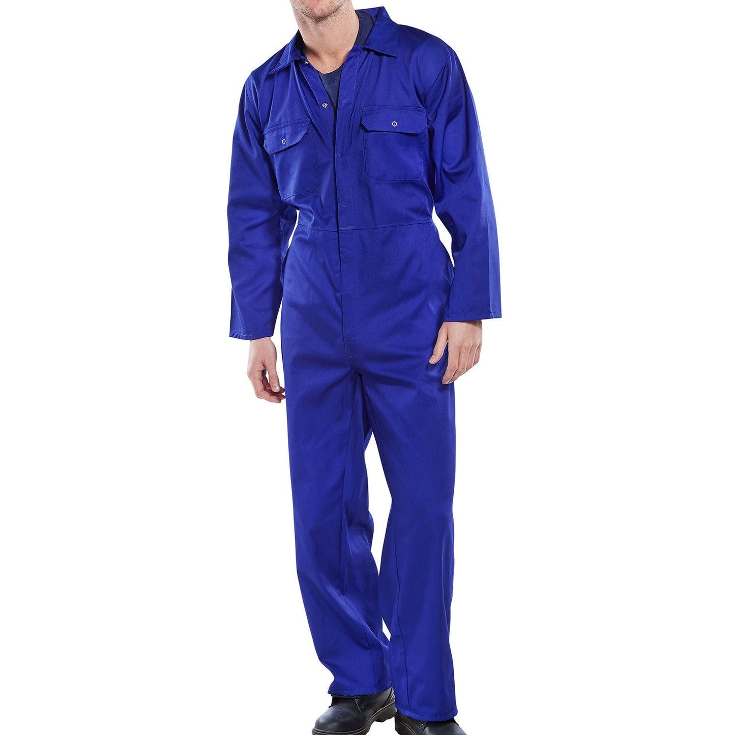 Beeswift Regular Fit Boilersuit 65% Polyester 35% Cotton Elasticated Waist