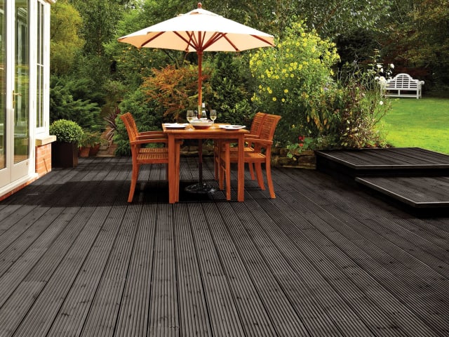 Ronseal Ultimate Protection Decking Stain 5L Walnut Weather Resistant Slip Safe